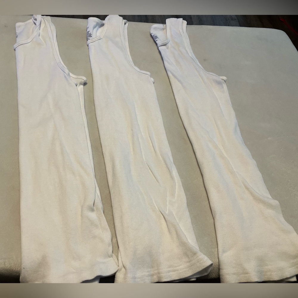 George Classic White Tank Tops